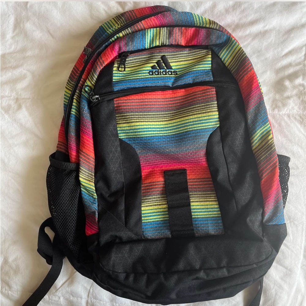Adidas Striped Multicolor Backpack